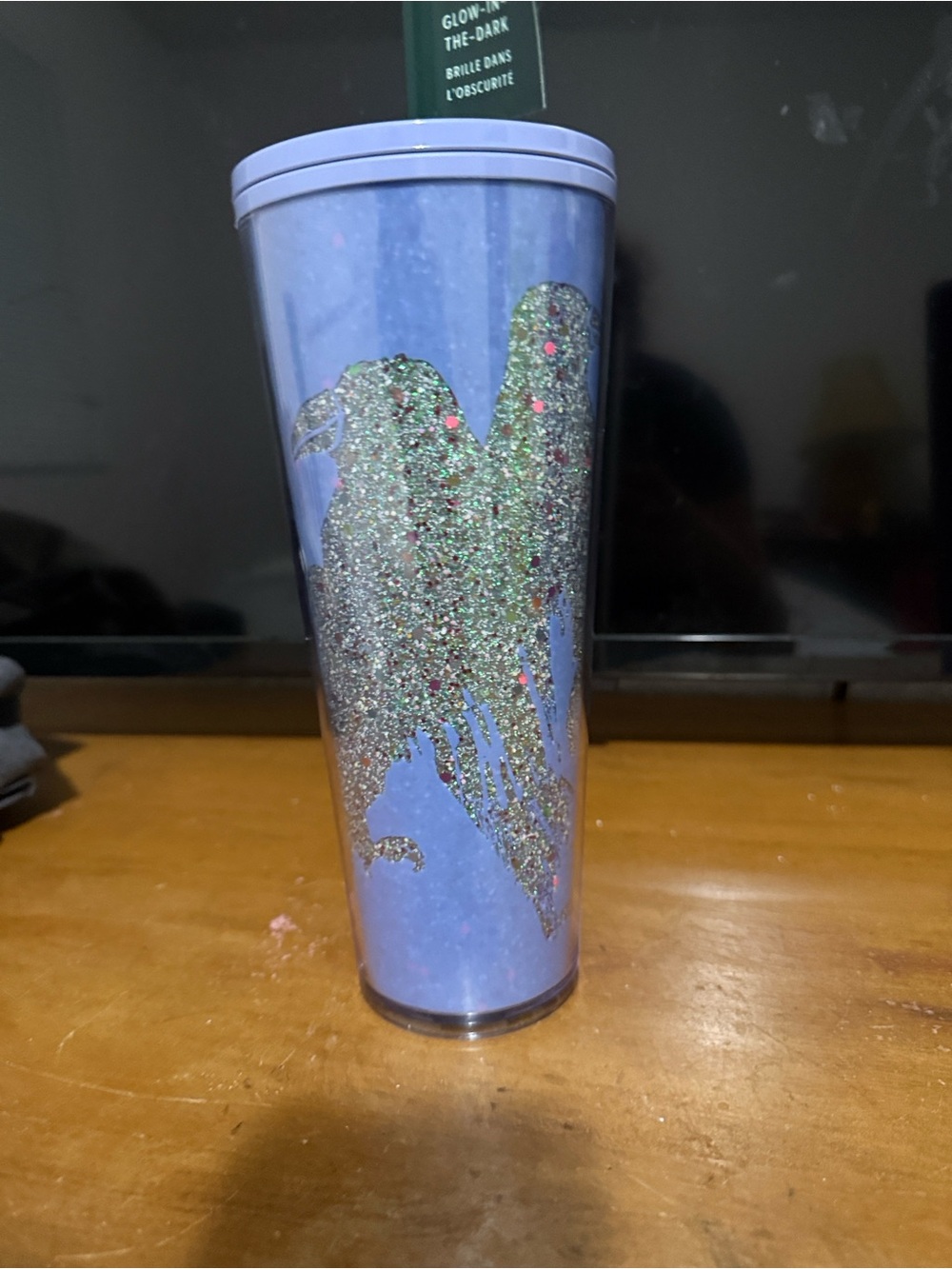NWT Starbucks 2024 Halloween Periwinkle Lavender Silver Drip Venti Tumbler 24oz